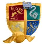 Harry Potter - Hogwarts Crest and Golden Snitch Plush