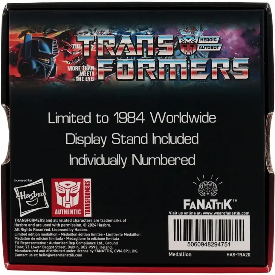 Transformers 40th Anniversary Autobot Medallion