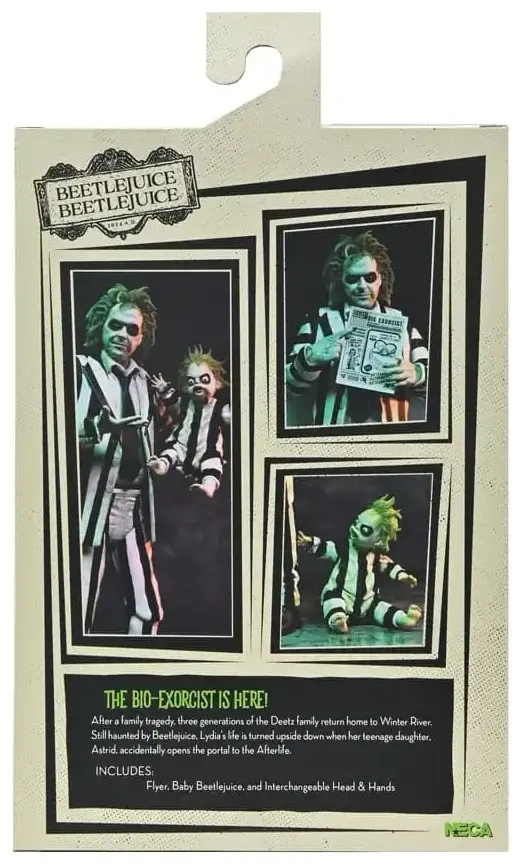 Beetlejuice Beetlejuice - 7" Scale Action Figure - Ultimate "Striped Suit" Beetlejuice