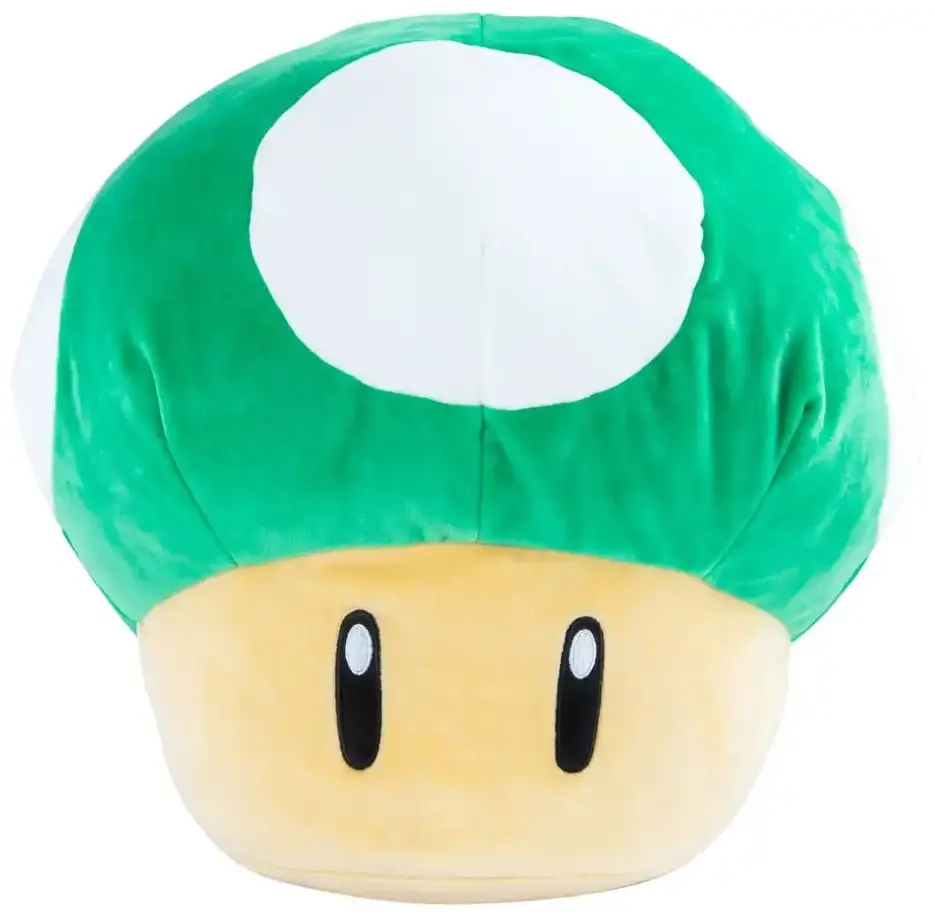 Super Mario Mocchi-Mocchi Mega Plüschfigur 1-Up-Pilz 36 cm