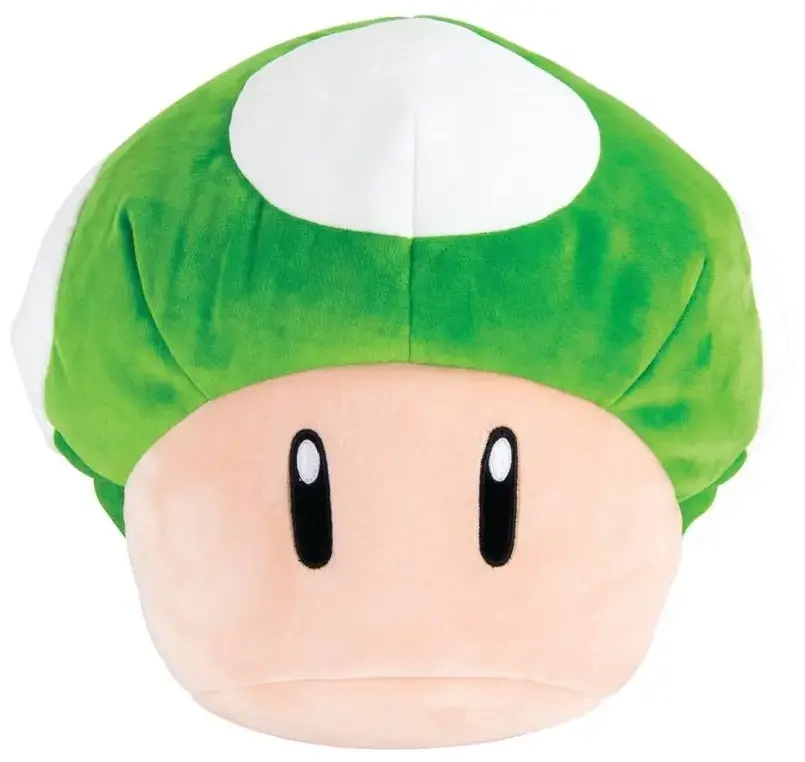 Super Mario Mocchi-Mocchi Mega Plüschfigur 1-Up-Pilz 36 cm