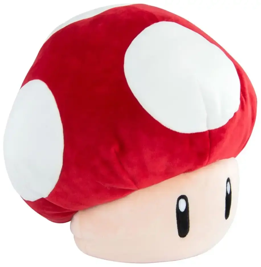Super Mario Mocchi-Mocchi Mega Plüschfigur Super-Pilz Rot 36 cm