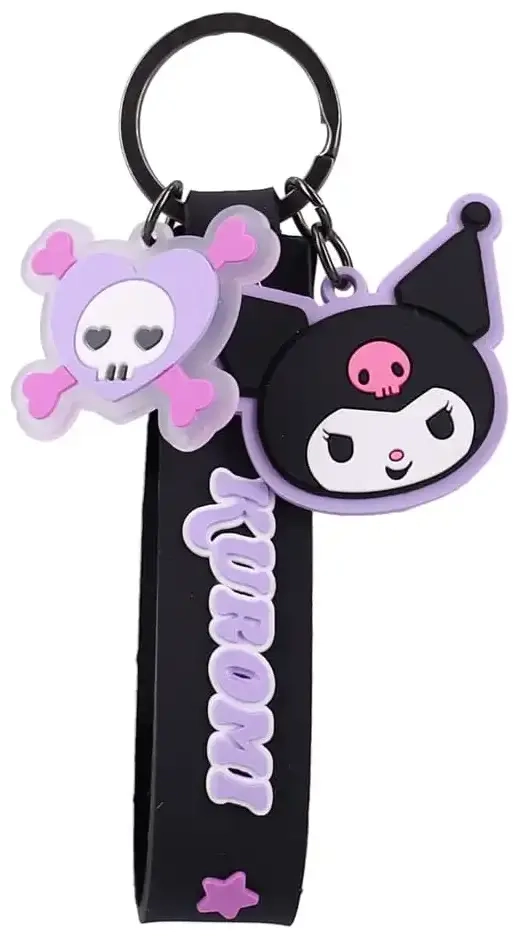 Sanrio Schlüsselanhänger Hello Kitty & Friends FunKey Chains Black