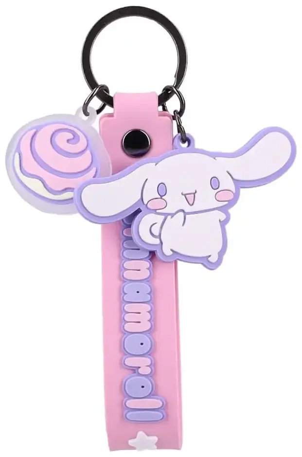 Sanrio Schlüsselanhänger Hello Kitty & Friends FunKey Chains Purple