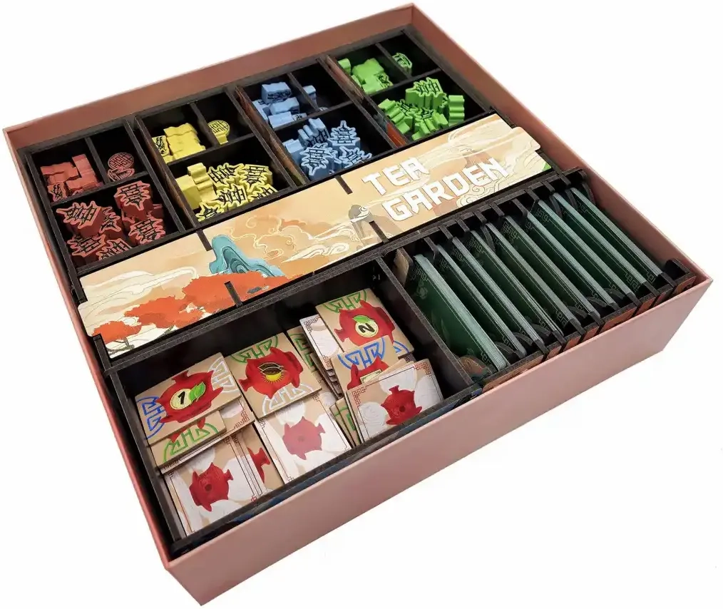 Tea Garden - Deluxe Insert aus Holz (UV-Print)