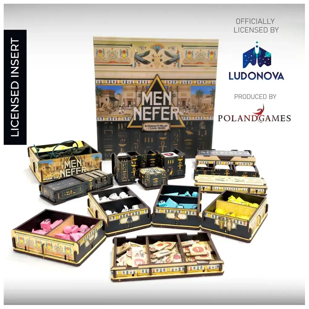 Men-Nefer - Deluxe Insert aus Holz (UV-Print)