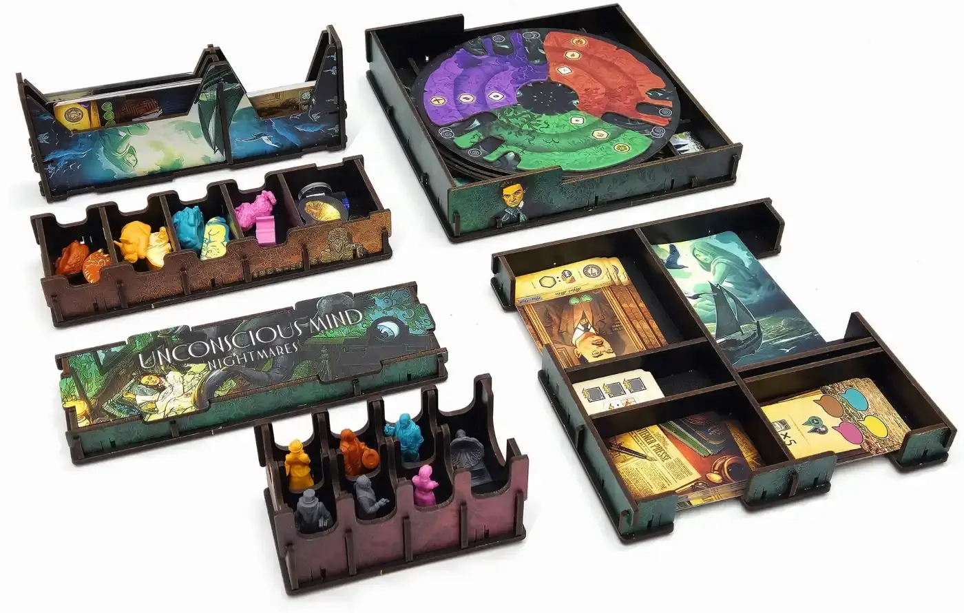 Das Unbewusste - Deluxe Insert aus Holz (UV-Print)