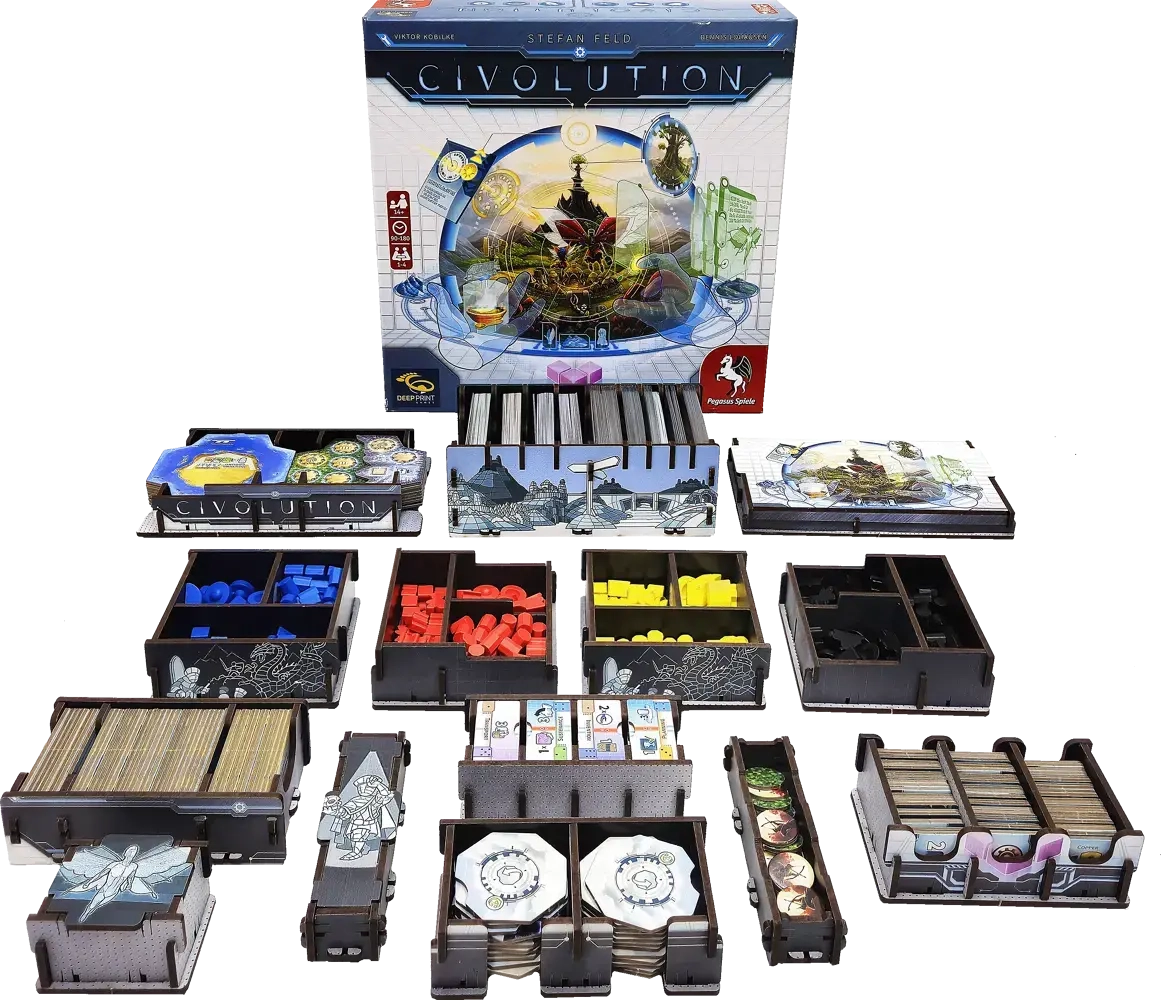 Civolution - Deluxe Insert aus Holz (UV-Print)