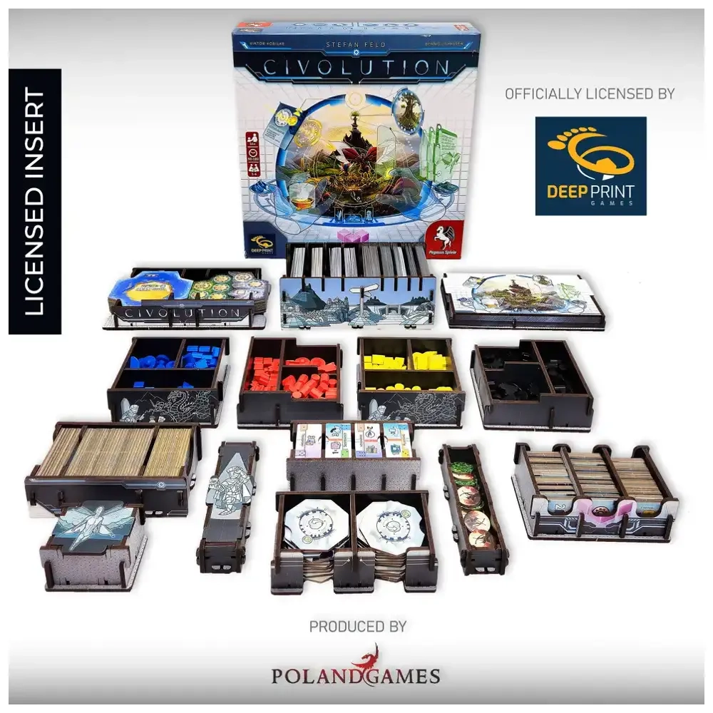 Civolution - Deluxe Insert aus Holz (UV-Print)