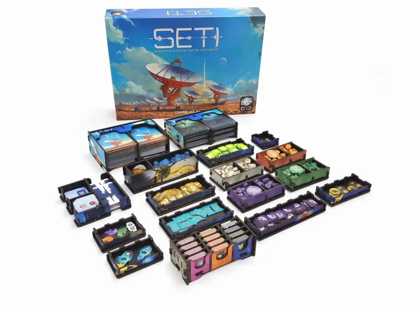 Seti - Deluxe Insert aus Holz (UV-Print)