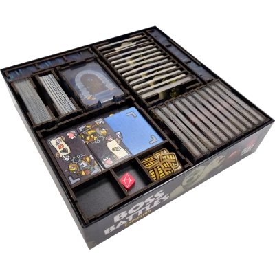 Helden müssen draussen bleiben | Boss Battle - Deluxe Insert aus Holz (UV-Print)