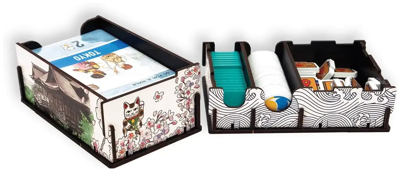 Auf nach Japan! - Deluxe Insert aus Holz (UV-Print)