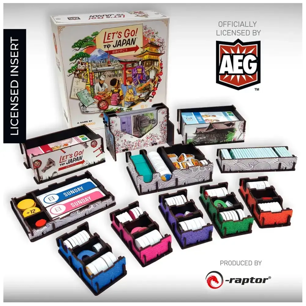 Auf nach Japan! - Deluxe Insert aus Holz (UV-Print)