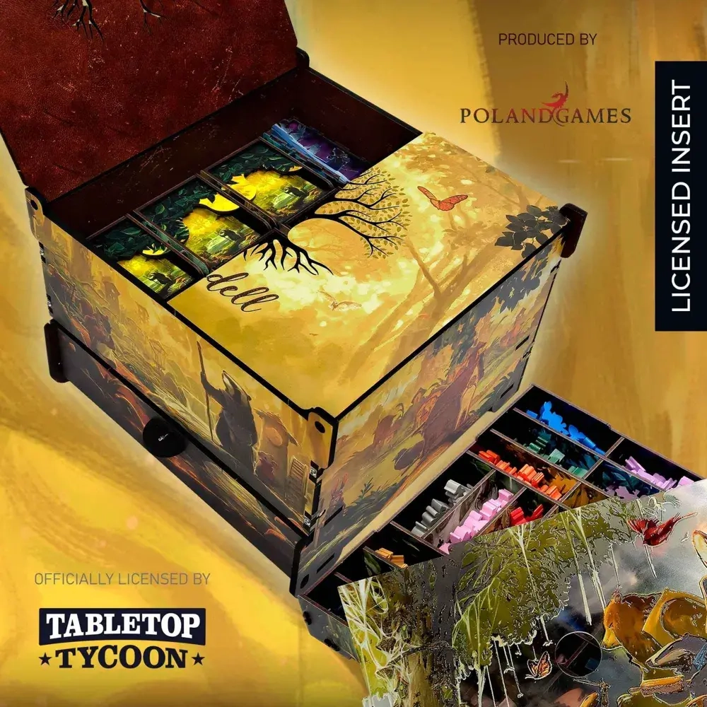 Everdell - Deluxe Insert aus Holz (gelb) (UV-Print)