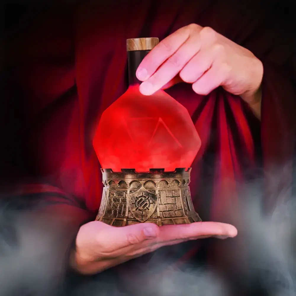ENHANCE Tabletop Potion Light Red