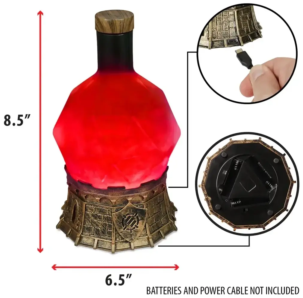 ENHANCE Tabletop Potion Light Red
