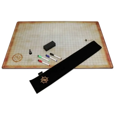 ENHANCE Tabletop RPGs Deluxe RPG Grid Mat Campaign Kit
