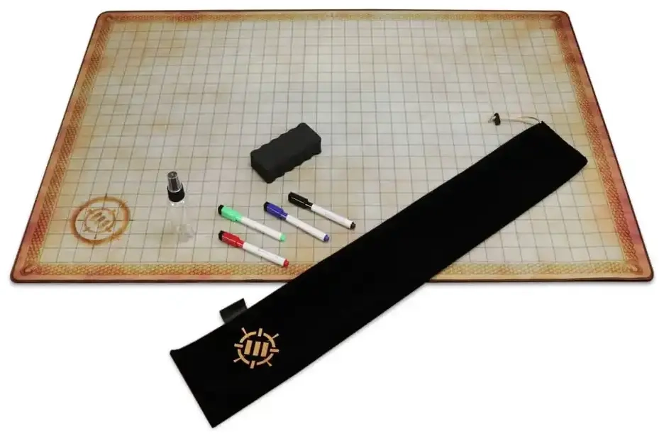 ENHANCE Tabletop RPGs Deluxe RPG Grid Mat Campaign Kit