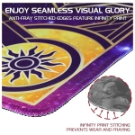 ENHANCE Trading Card Games TCG Playmat with Stitched Edges (Stars)