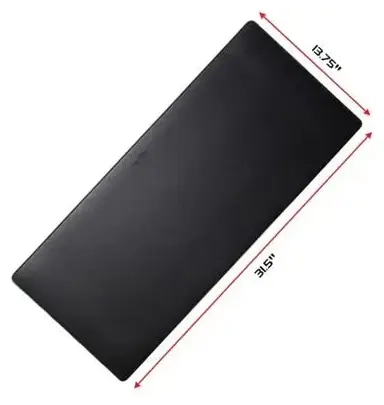 ENHANCE Trading Card Games XXL Faux Leather TCG Playmat Black