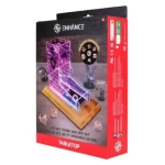 Enhance Tabletop Series LED Würfelturm mit Würfel Set Clear
