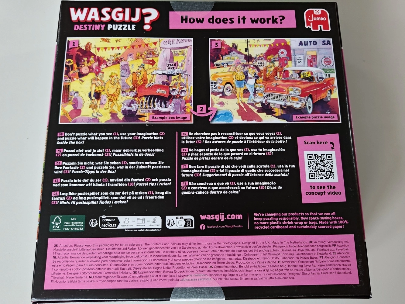 Wasgij Destiny 30 - 1000 Teile Puzzle (Leicht defekte Verpackung)