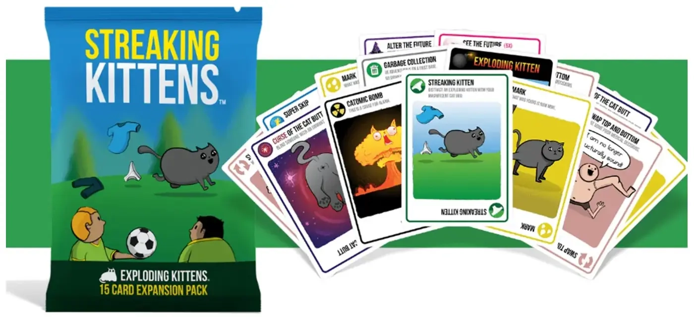 Exploding Kittens Erweiterung -  Streaking Kittens