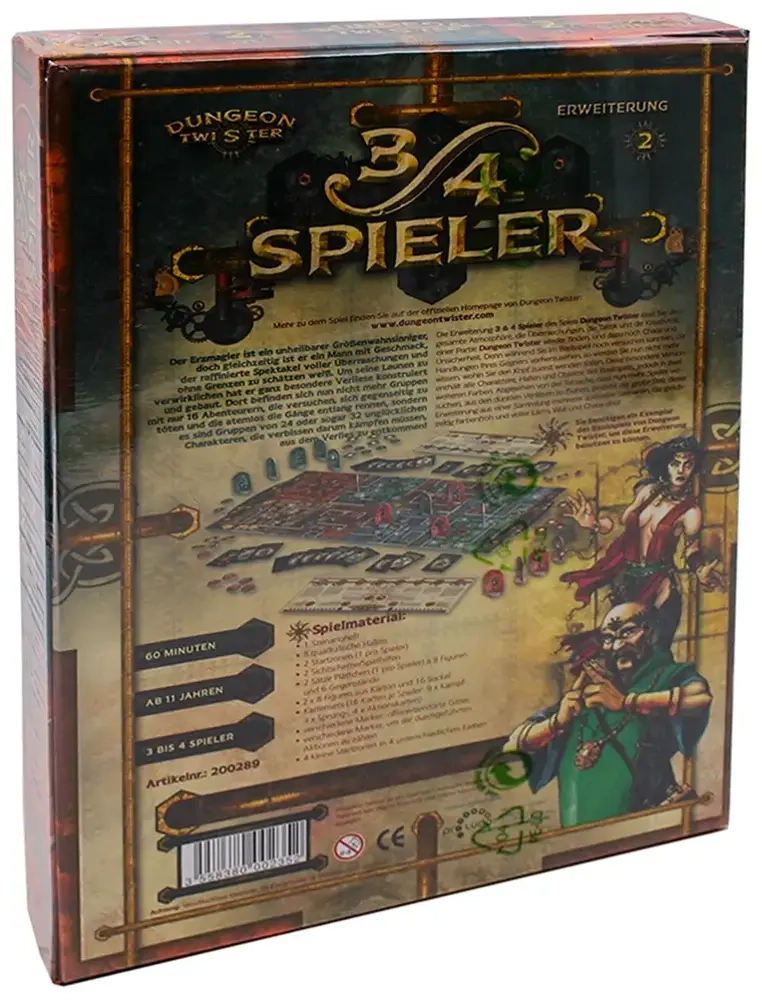 Dungeon Twister - Erweiterung #2  -  3 & 4 Spieler