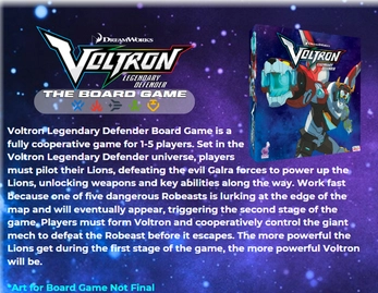 Voltron Legendary Defender Boardgame - EN