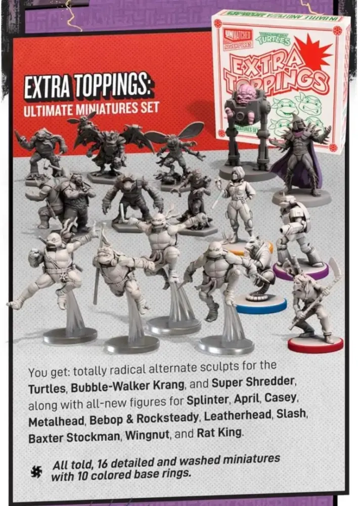 Unmatched Adventures TMNT Ultimate - Miniatures Pack Expansion