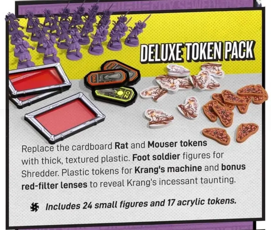 Unmatched Adventures TMNT Deluxe - Token Pack Expansion