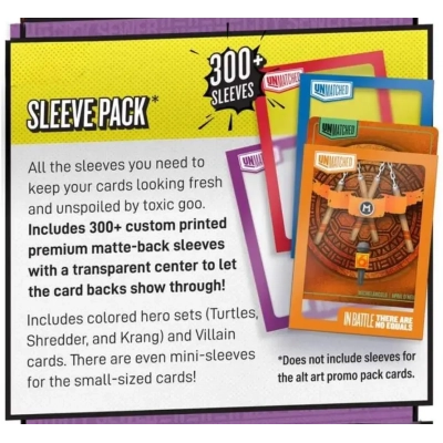 Unmatched Adventures TMNT Sleeve Pack