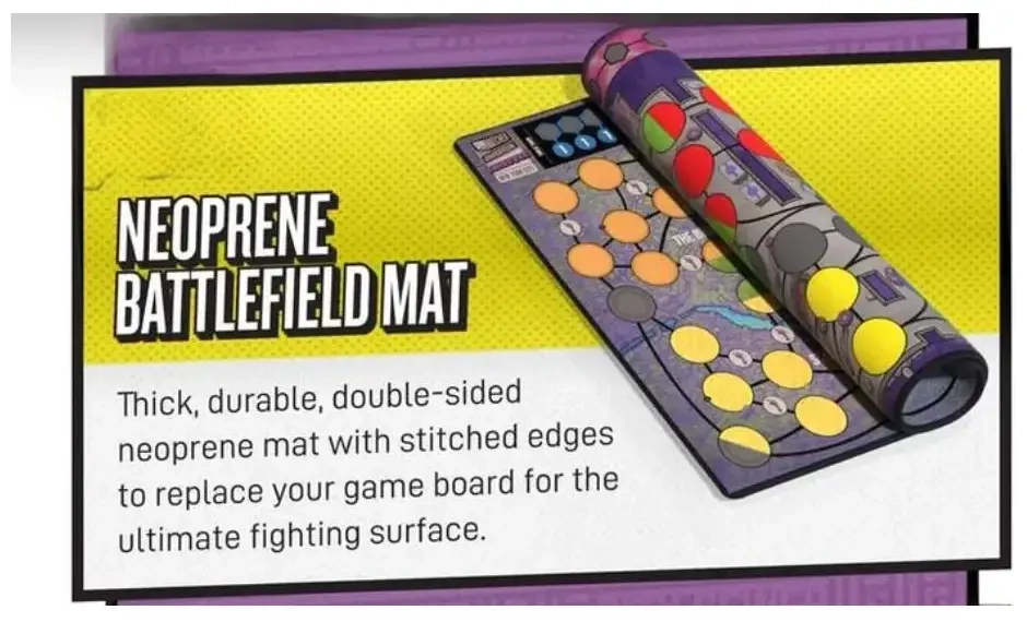 Unmatched Adventures TMNT Neoprene Battlefield Mat (English board)