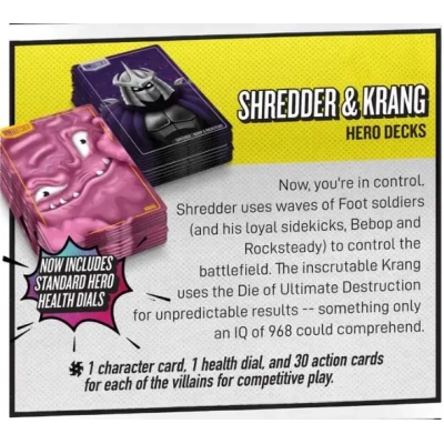Unmatched Adventures TMNT Shredder & Krang Deck