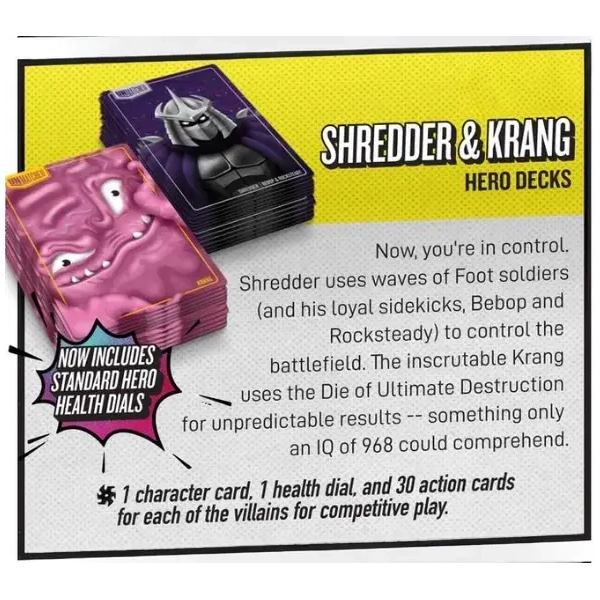 Unmatched Adventures TMNT Shredder & Krang Deck
