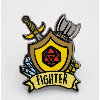 Banner Class Pins Fighter