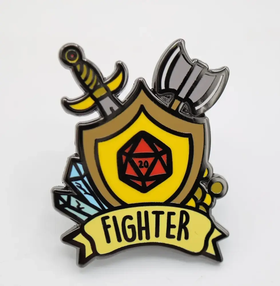 Banner Class Pins Fighter