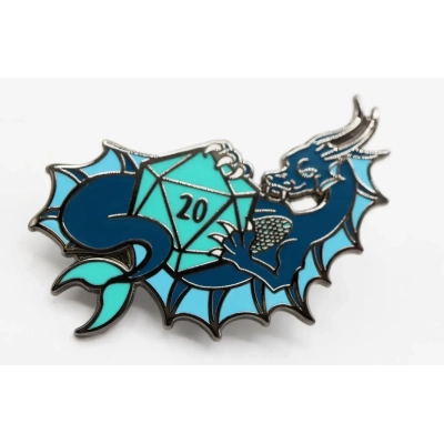 Dice Dragons Pin Water