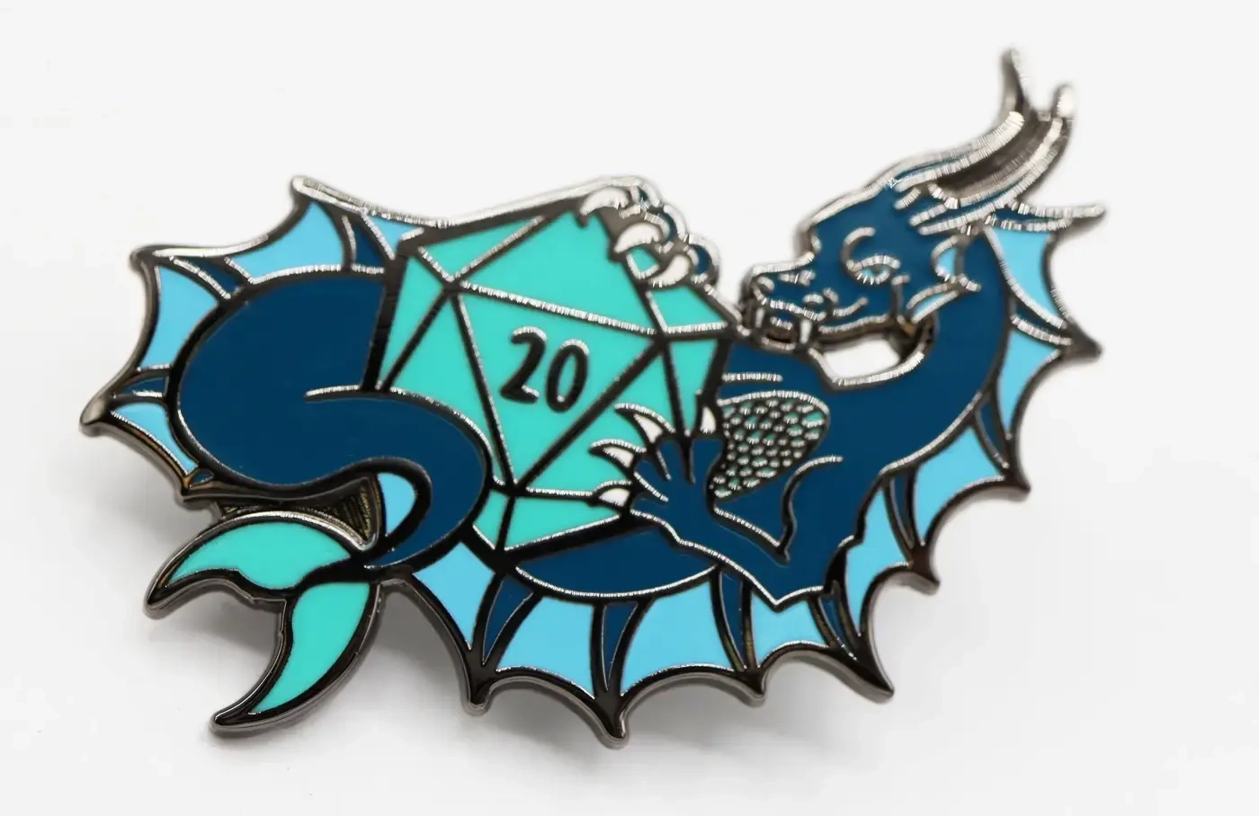 Dice Dragons Pin Water
