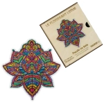 Holzpuzzle - Der Blühende Lotus