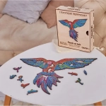 Holzpuzzle - Der Exotische Papagei