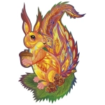 Holzpuzzle - Das Wuschelige Eichhörnchen