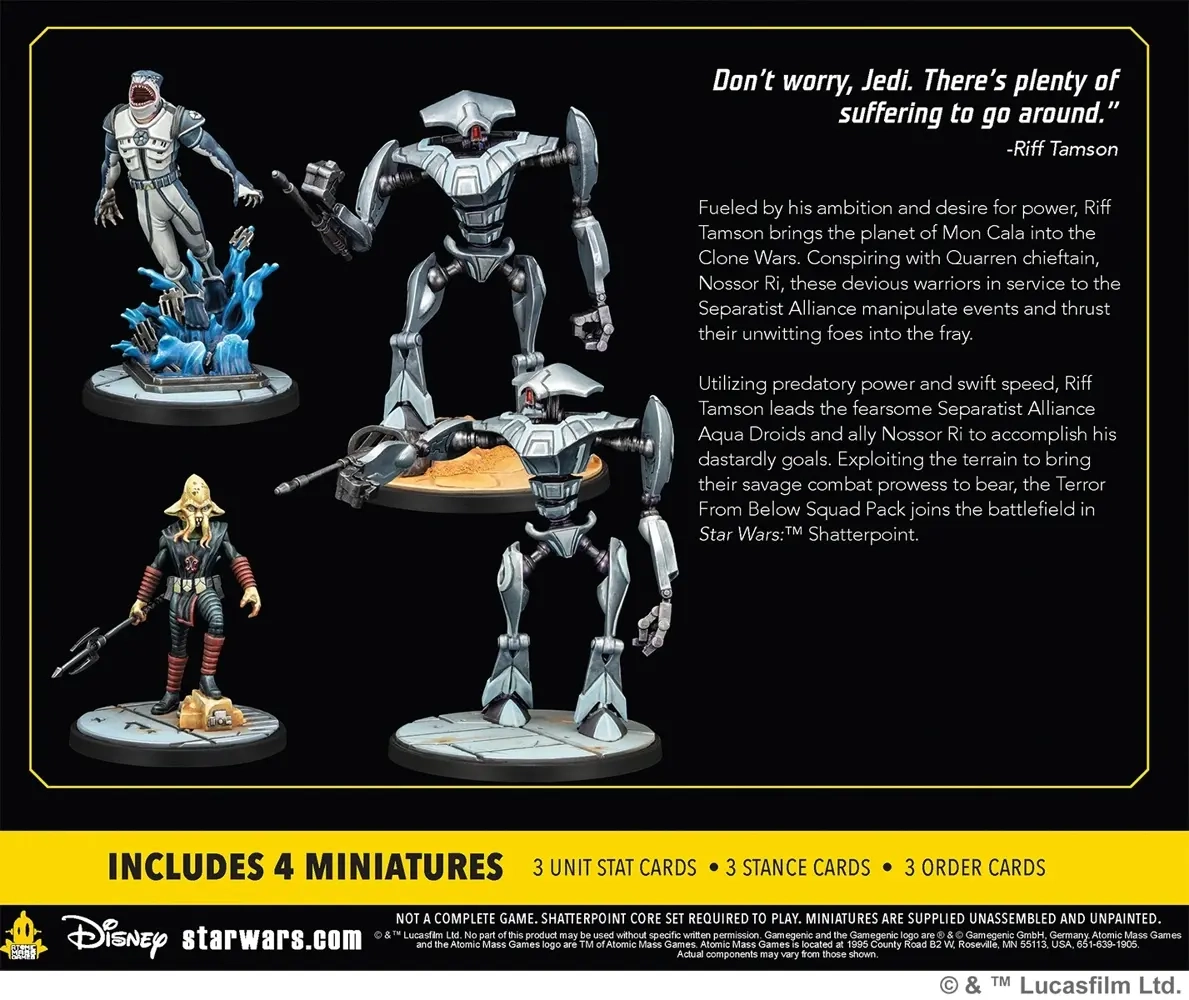 Star Wars: Shatterpoint – Terror From Below Squad Pack