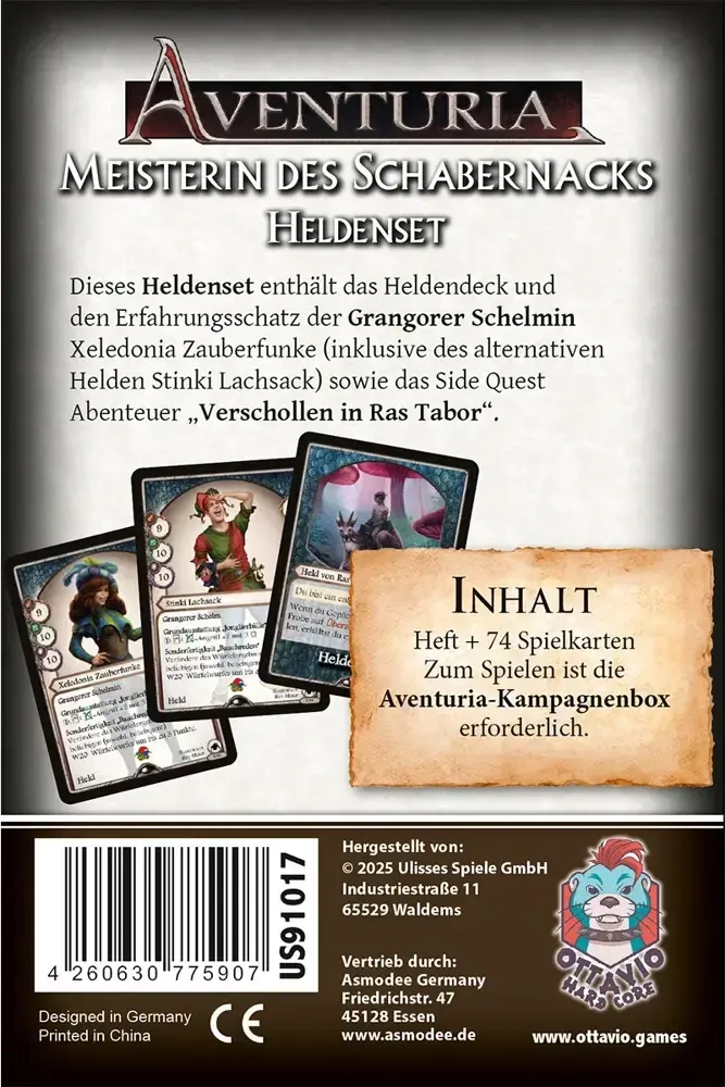 Aventuria - Meisterin des Schabernacks - Erweiterung