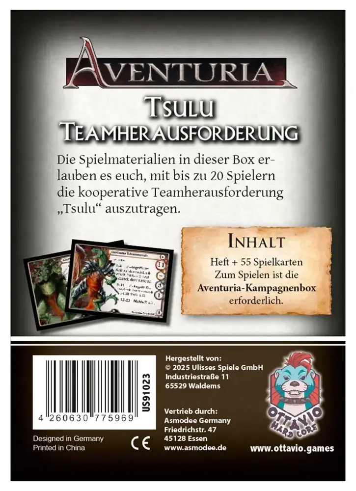 Aventuria - Teamherausforderung: Tsulu - Erweiterung