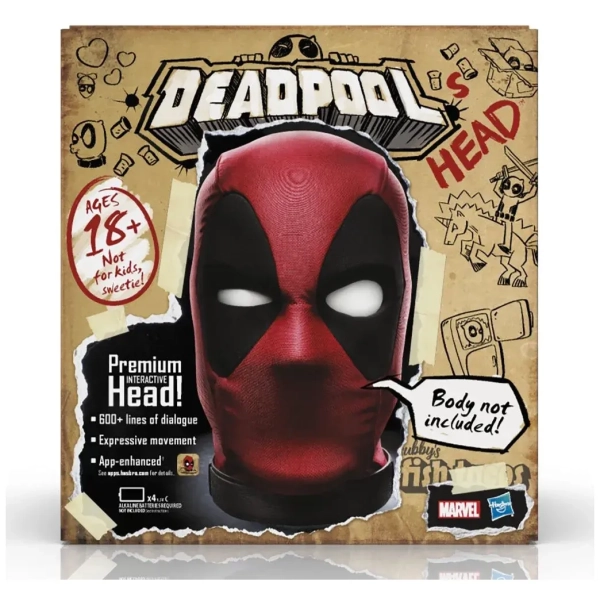 Marvel Legends Deadpool’s Head Premium Interactive Talking Electronic