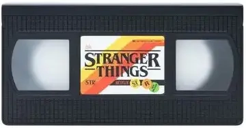 Stranger Things VHS Logo Light