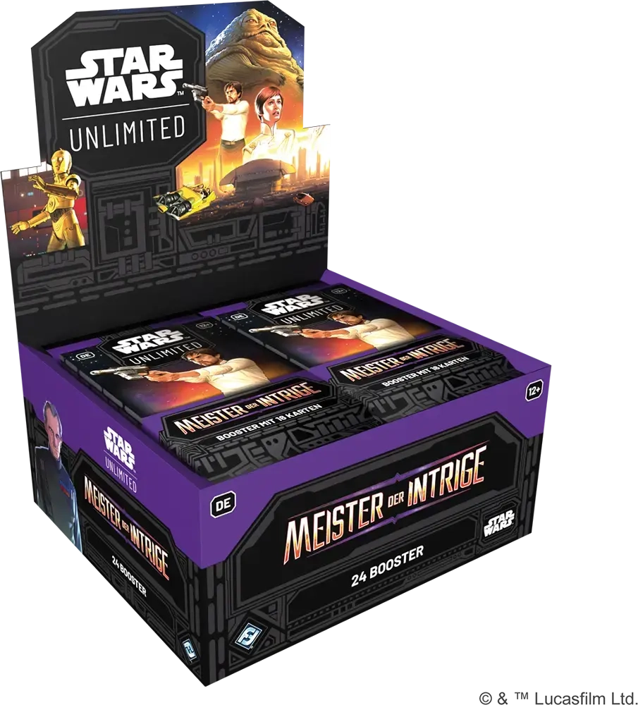 Star Wars: Unlimited – Meister der Intrige (Booster-Display)