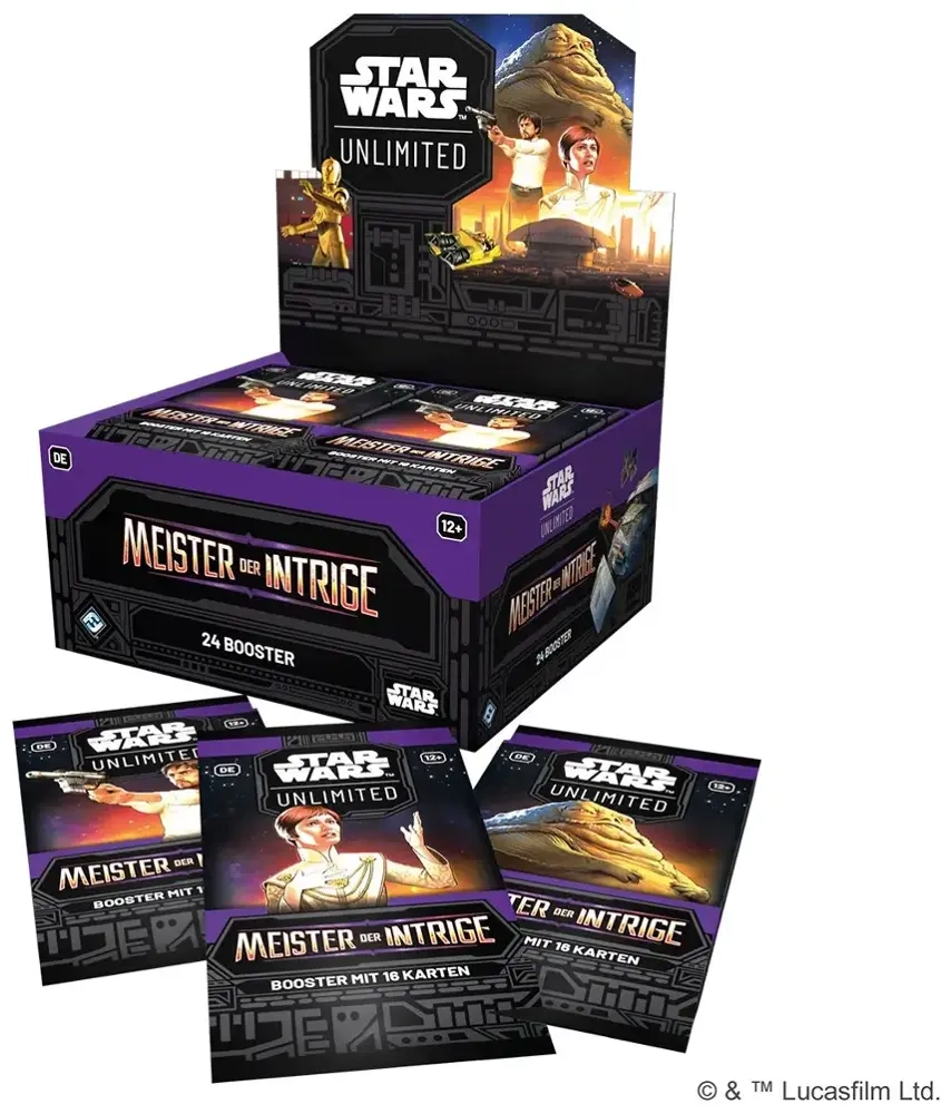 Star Wars: Unlimited – Meister der Intrige (Booster-Display)