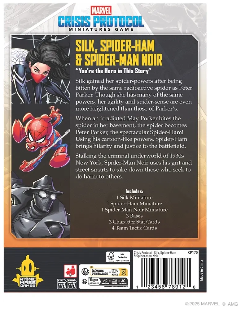 Marvel: Crisis Protocol – Silk, Spider-Ham & Spider-Man Noir